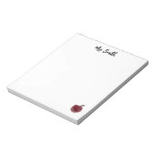 水パーソナライズされた色APPLEメモ帳 ノートパッド (回転)