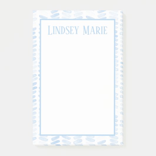 水パーソナライズされた色POST-ITノート ポストイット (正面)