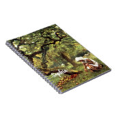 水ビクトリアン色：リンゴを選ぶ少女 ノートブック (右側)