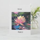 水ピンクのリリー シーズンカード (スタンド正面)