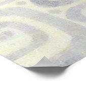 水ファンキー色ピーコックオリジナルアートポスター ポスター (角)