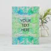 水ファンキー色絞り染めサンキューカー空白のド シーズンカード (スタンド正面)