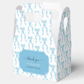 水ファンシー色の青い弓パターン フェイバーボックス (オープン)