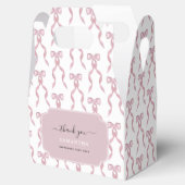 水ファンシー色ピンクボウ誕生日 フェイバーボックス (オープン)