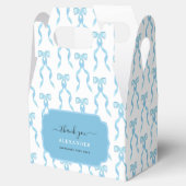 水ファンシー色ブルーボウ誕生日 フェイバーボックス (オープン)