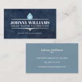 水フィルター名刺 名刺 (正面/裏面)