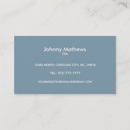 水フィルター名刺 名刺 (裏面)