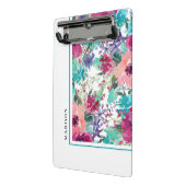 水フェミニンカラフル彩花模様 ミニクリップボード (アングル2)