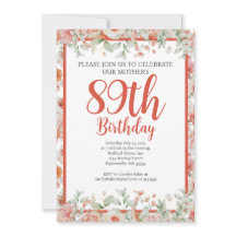 水フェミニン色フローラ89th誕生日パーティー