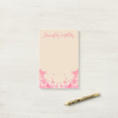 水フェミニン色桜の花 ポストイット (デスク上)