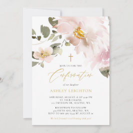 水フェミニン色赤面花確認 招待状