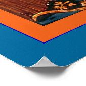 水フランスの人が～のヴィンテージを広告開く ポスター (角)