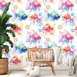 水フレンドリー色の金魚 壁紙