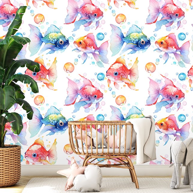 水フレンドリー色の金魚 壁紙 (クリエイターアップロード済み)