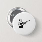 水ブラスター圧力洗浄付きパワーウォッシャー 缶バッジ (正面&裏面)