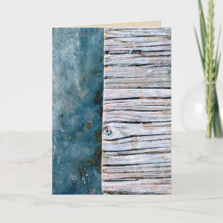 水ブランクの挨拶状上の木 カード