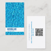 🏊 ♂️💦‍水プールQR 名刺 (正面/裏面)