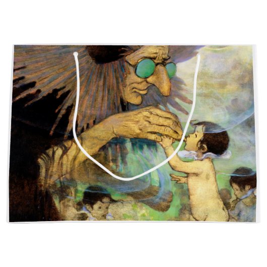 水ベビーと妖精、ジェシー・ウィルコック・スミス ラージペーパーバッグ (正面)