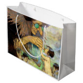 水ベビーと妖精、ジェシー・ウィルコック・スミス ラージペーパーバッグ (裏面アングル)