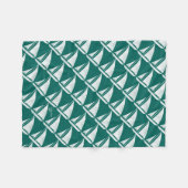 水ベビーのヨットのフリース フリースブランケット (正面(横))