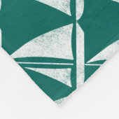 水ベビーのヨットのフリース フリースブランケット (角)