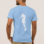 水ベビーヴィンテージシーホースシャツ Tシャツ (裏面)