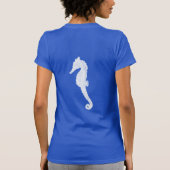 水ベビーヴィンテージシーホースシャツ Tシャツ (裏面)