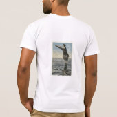 水ベビーヴィンテージダイビングガールシャツ Tシャツ (裏面)