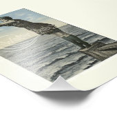 水ベビーヴィンテージダイビングガール フォトプリント            (角)