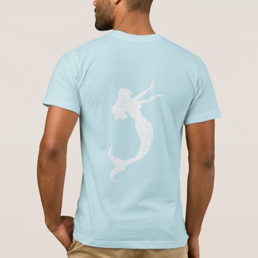 水ベビーヴィンテージマーメイドシャツ Tシャツ (裏面)