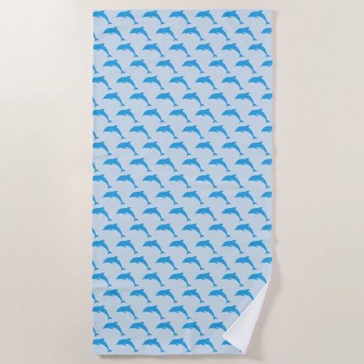 水ベビー – ウオータドルフィンビーチ毛布 ビーチタオル (正面)