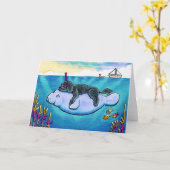 水ベビー カード (黄色い花)