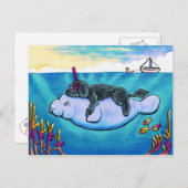 水ベビー ポストカード (正面/裏面)