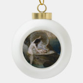 水ベビー&海藻ビキニニンフサイレン セラミックボールオーナメント (正面)