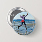 水ボタンで歩くこと 缶バッジ (正面&裏面)