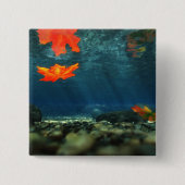 水ボタンの炎 缶バッジ (正面)