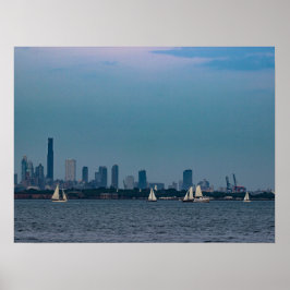 水ポスターの帆船 ポスター
