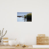 水ポスターの鳥 ポスター (キッチン)