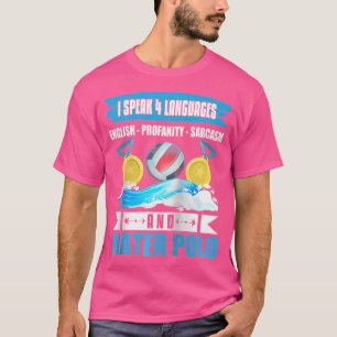 水ポロおもしろいシャツ皮肉スポーツ水ポロ Tシャツ