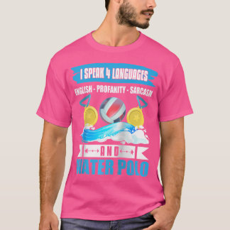 水ポロおもしろいシャツ皮肉スポーツ水ポロ Tシャツ
