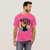 水ポロのミームを支配するおもしろいまたは溺れる Tシャツ (正面フル)