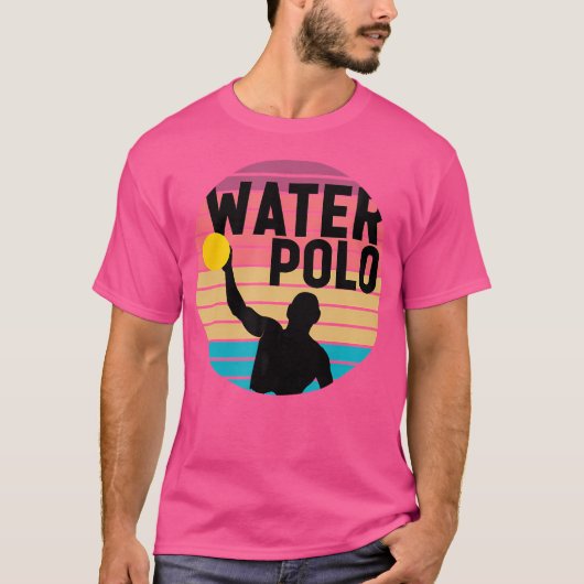 水ポロのミームを支配するおもしろいまたは溺れる Tシャツ (正面)