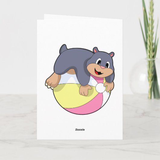 水ポロをするモグラ.PNG カード (裏面)