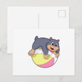 水ポロをするモグラ.PNG ポストカード (正面/裏面)