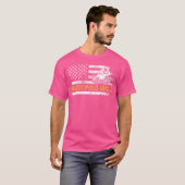 水ポロアンクルアメリカ国旗の叔父の水ポロプラ Tシャツ (正面フル)