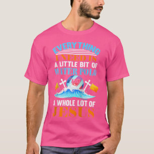 水ポロイエス宗教的クリスチャン水ポロPl Tシャツ