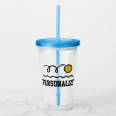 水ポロカスタムプレーヤーのアクリル製タンブラー硝子 アクリルタンブラー (正面)