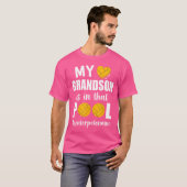 水ポロプレーのプール水ポロナナで Tシャツ (正面フル)