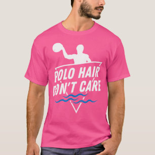 水ポロヘア気には水おもしろいポロ選手しない Tシャツ