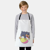 水ポロ付きモグラ.PNG エプロン (着用した状態)